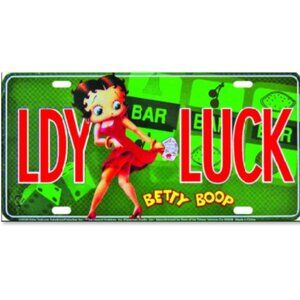 Betty Boop - Lady Luck - Metal License Plate BRAND NEW